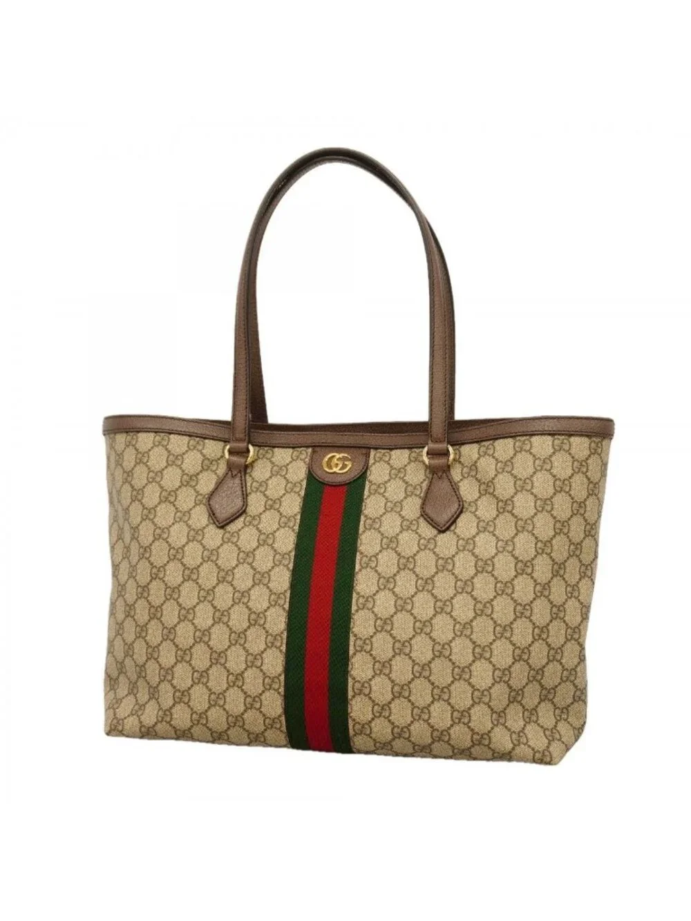Gucci Tote Ophidia Brown Gold